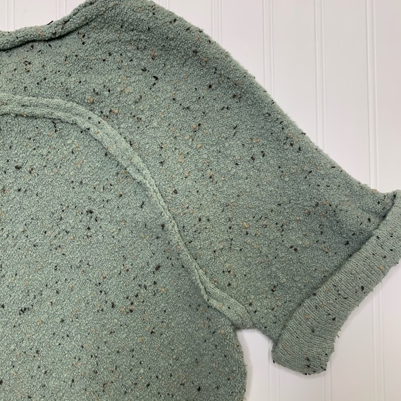 Free People Mint Green Speckled Sweater - Picture 14 of 16